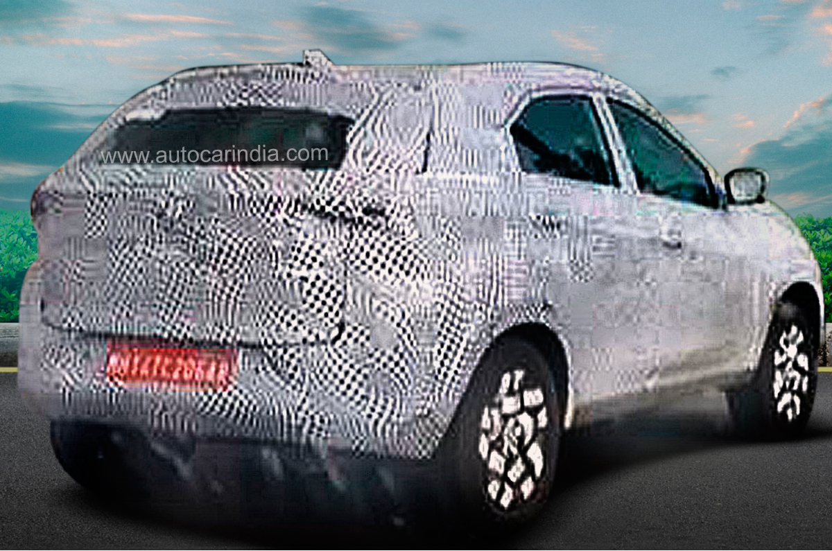 Tata Nexon facelift rear quarter